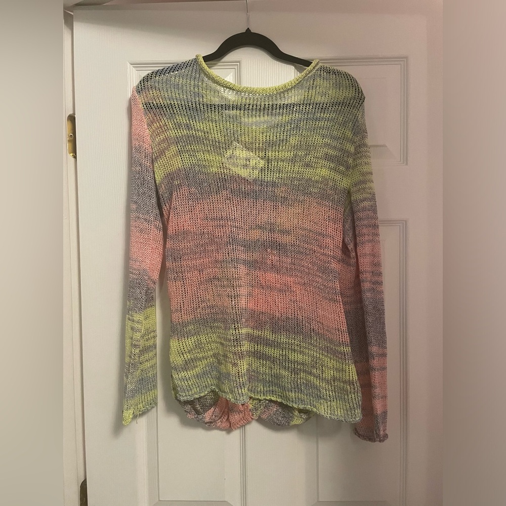 NWT- Cha Sor Braided Back Sweater-Sz M